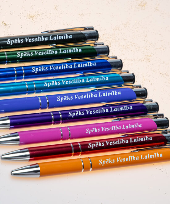 Afirmāciju pildspalva “Spēks. Veselība. Laimība.”