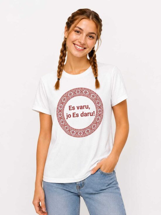 Sieviešu krekls "Es varu, jo es daru!"